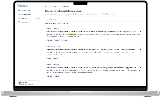 Veritask dashboard features